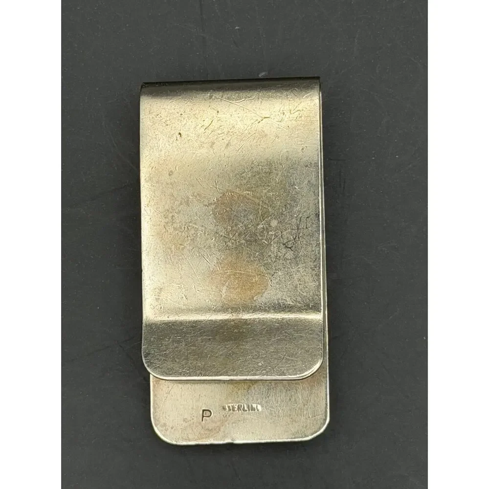Vintage Navajo Sterling Silver Kokopelli Money Clip